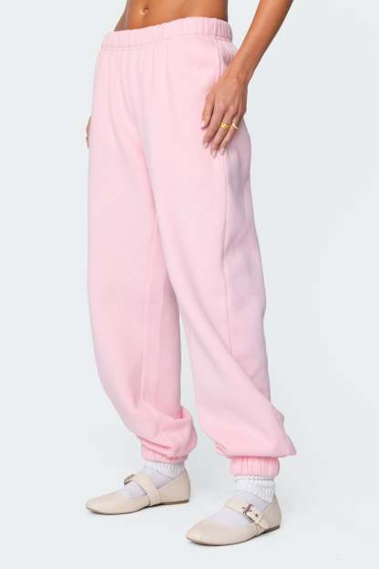 Clark Oversized Sweatpants - LIGHT PINK