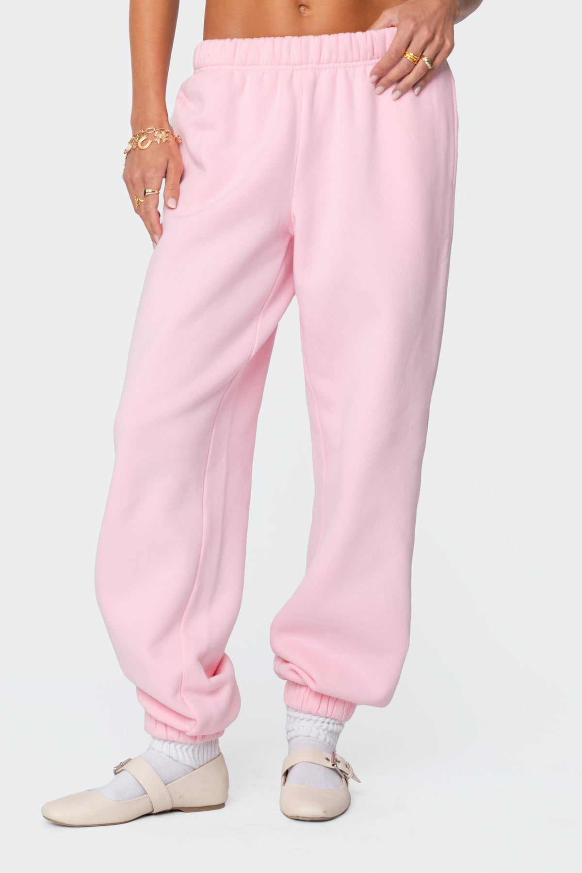 Clark Oversized Sweatpants - LIGHT PINK