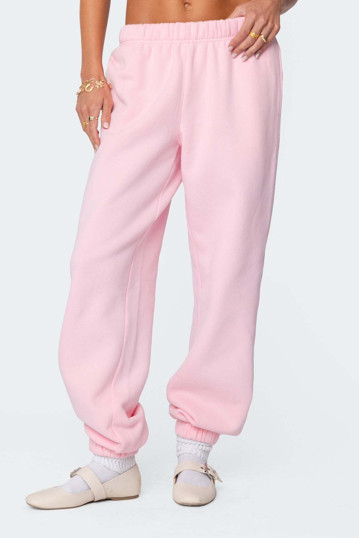 Clark Oversized Sweatpants - LIGHT PINK