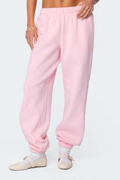 Clark Oversized Sweatpants - LIGHT PINK