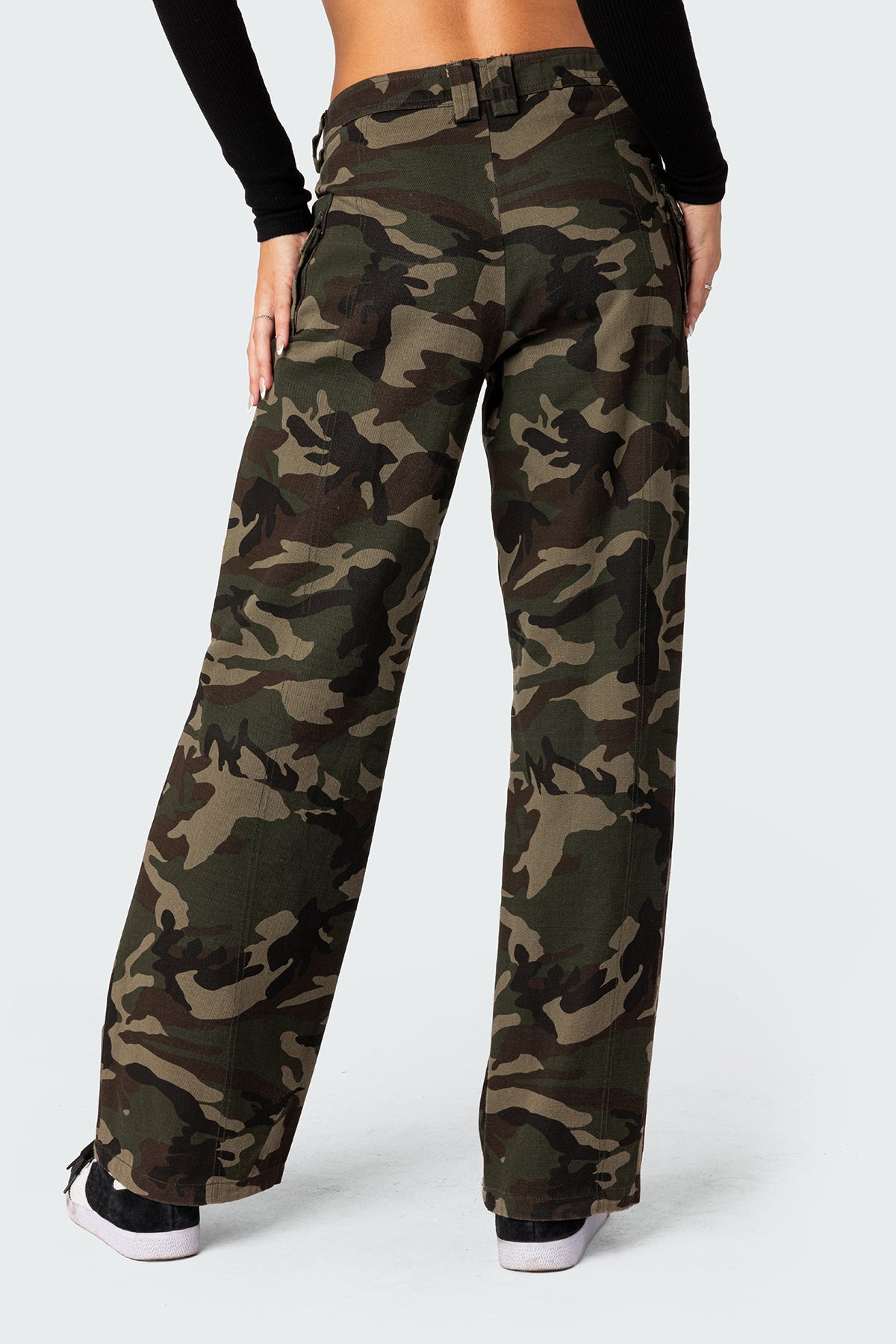 Aya Low-Rise Cargo Pants - MIX