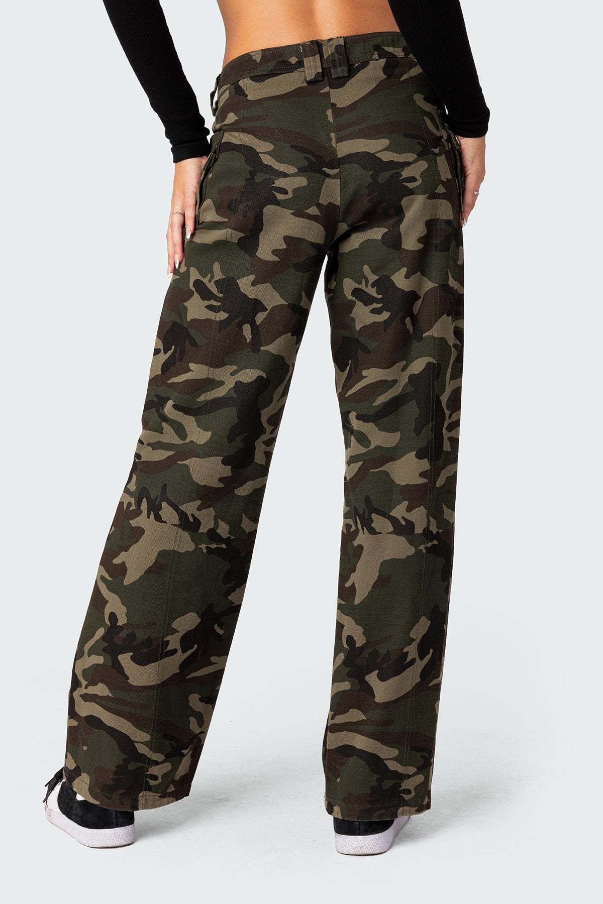 Aya Low-Rise Cargo Pants - MIX