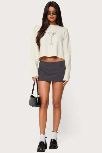 Martini Club Sweater - CREAM