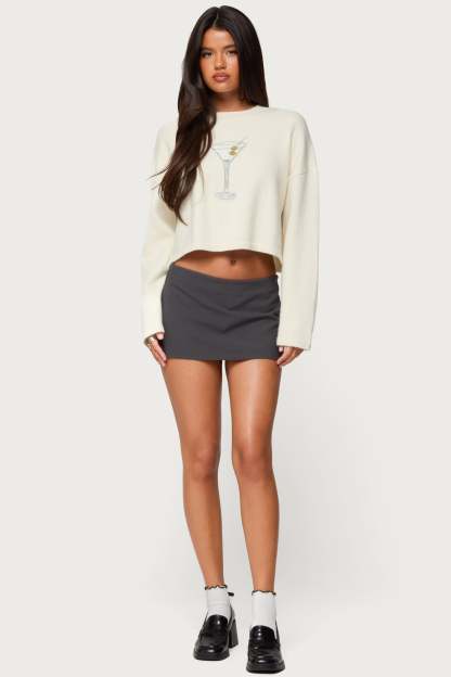 Martini Club Sweater - CREAM