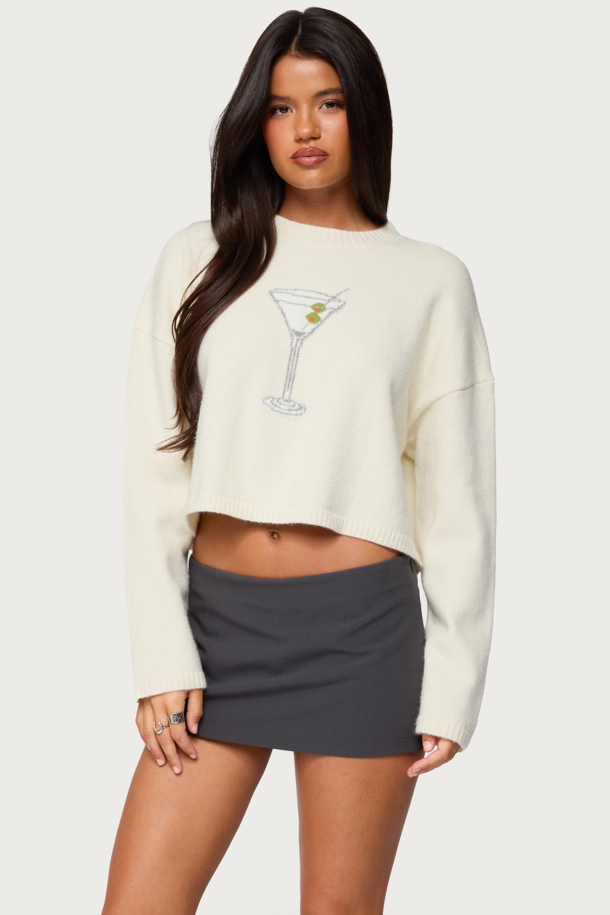 Martini Club Sweater - CREAM
