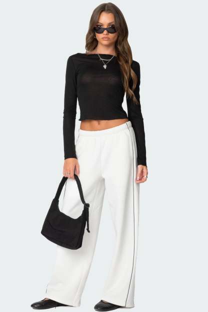 Autumn Sweatpants - WHITE