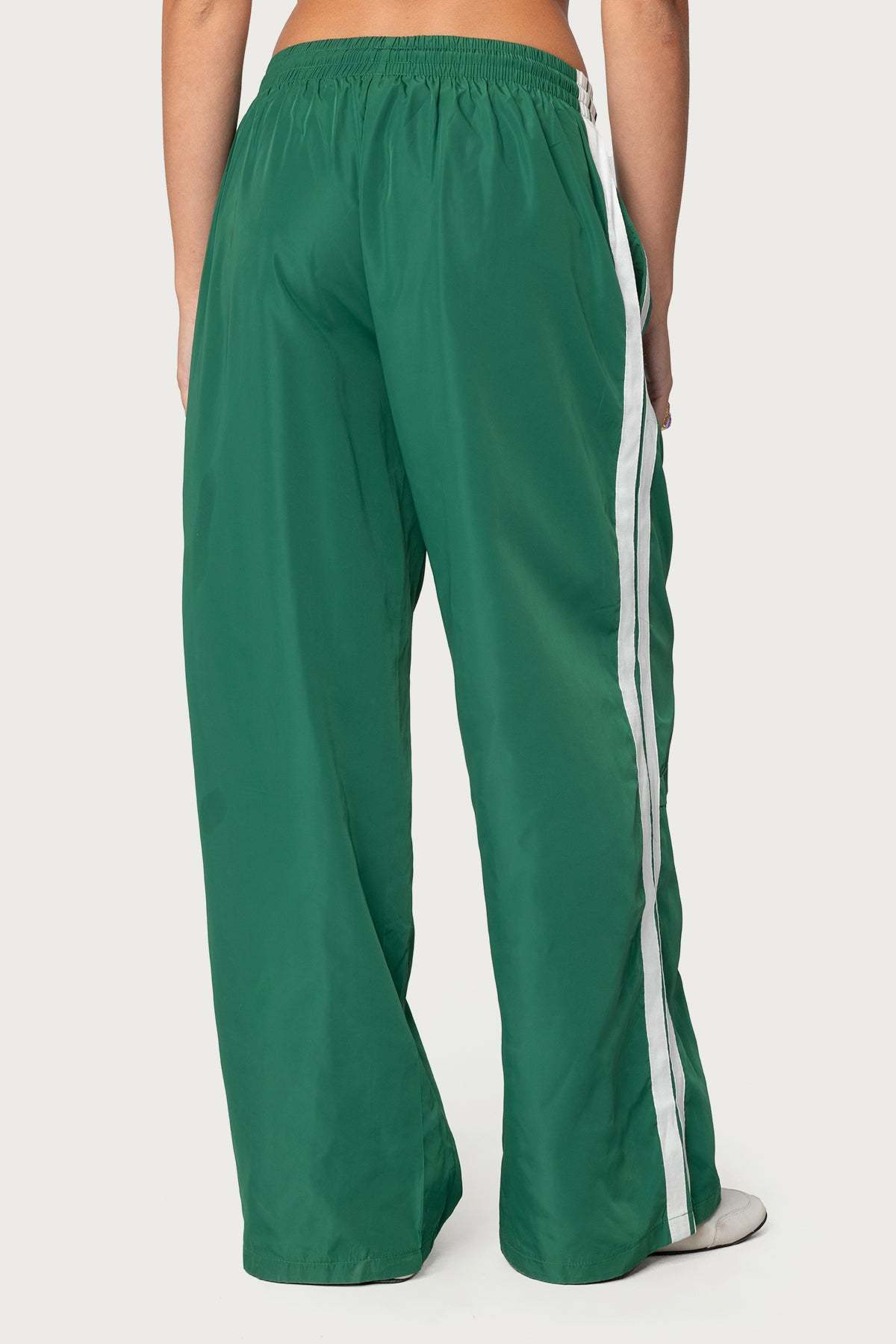 Fauna Nylon Track Pants - GREEN