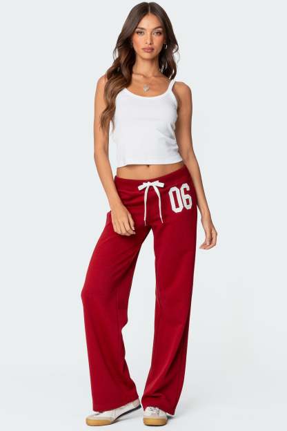 06 Sweatpants - BURGUNDY