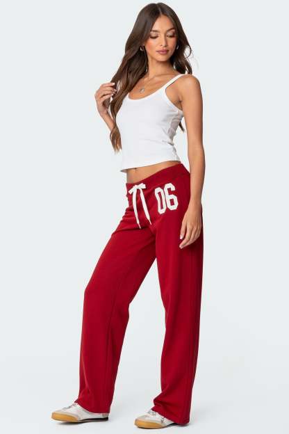 06 Sweatpants - BURGUNDY