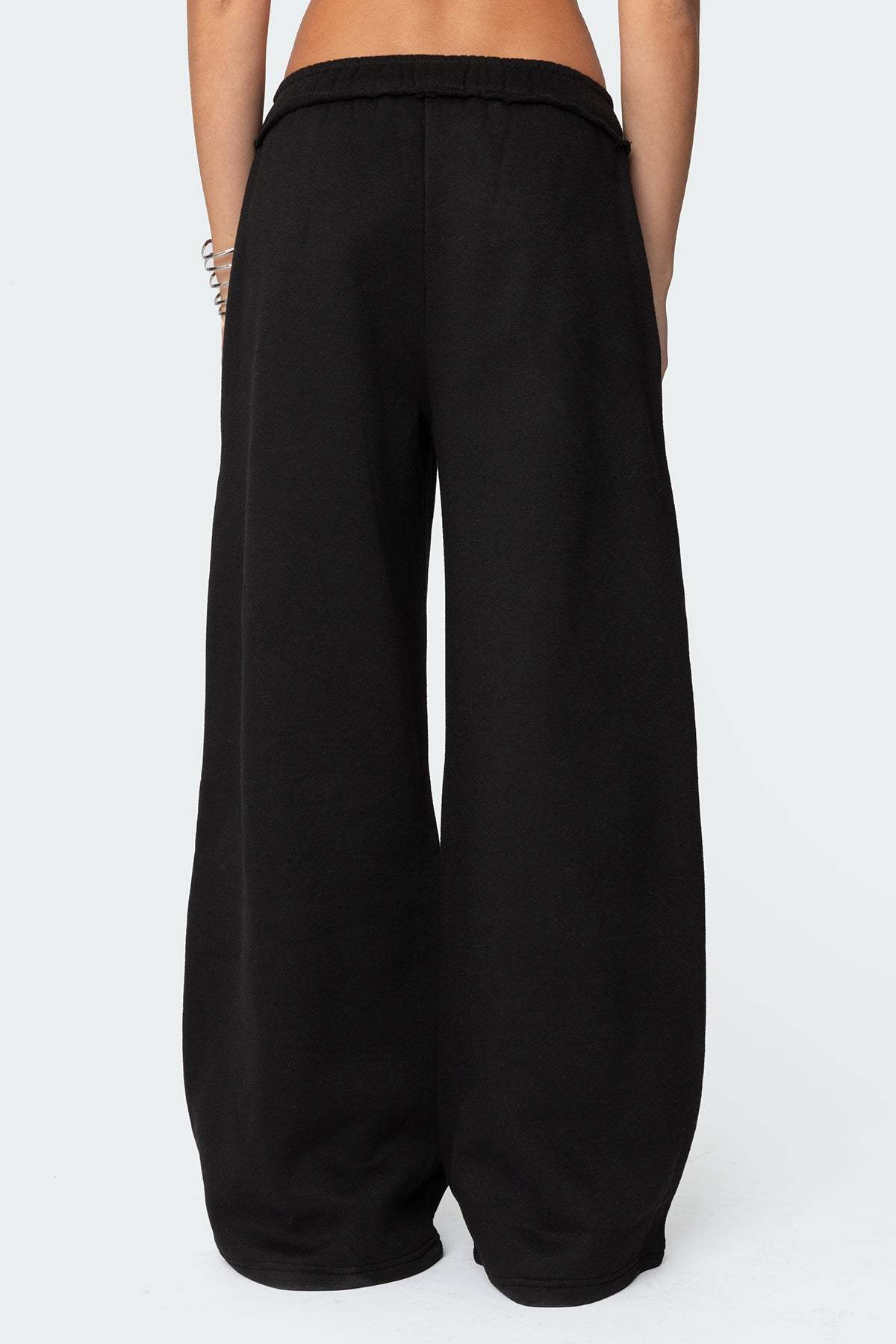 Kori Oversized Sweatpants - BLACK