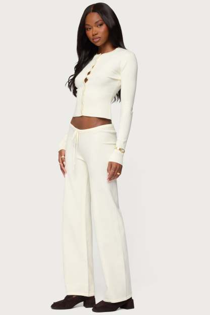 Montanna Knit Pants - CREAM