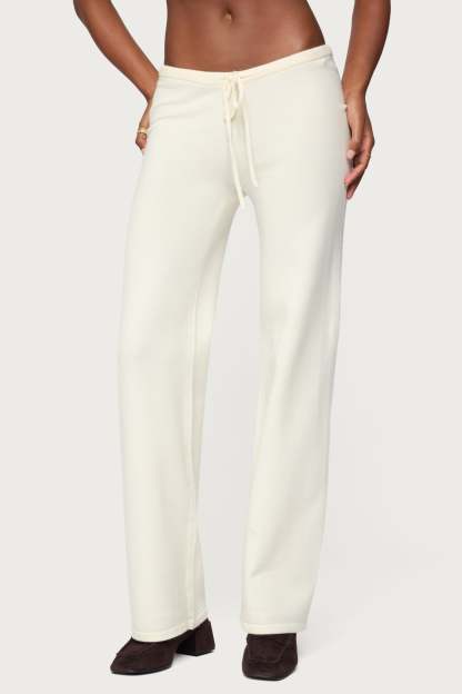 Montanna Knit Pants - CREAM