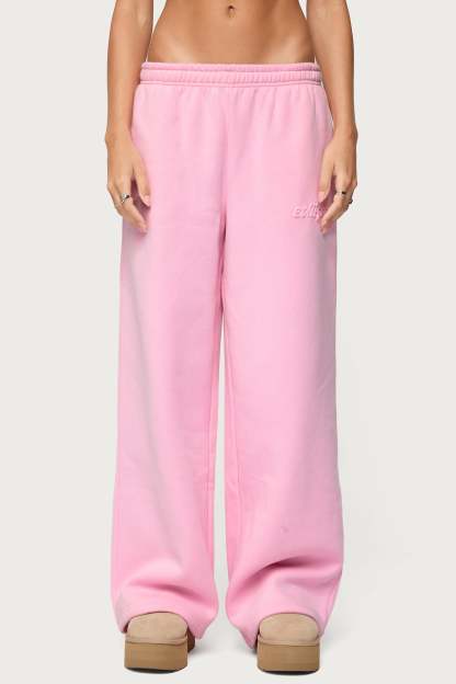 Totally Edikted Sweatpants - PINK
