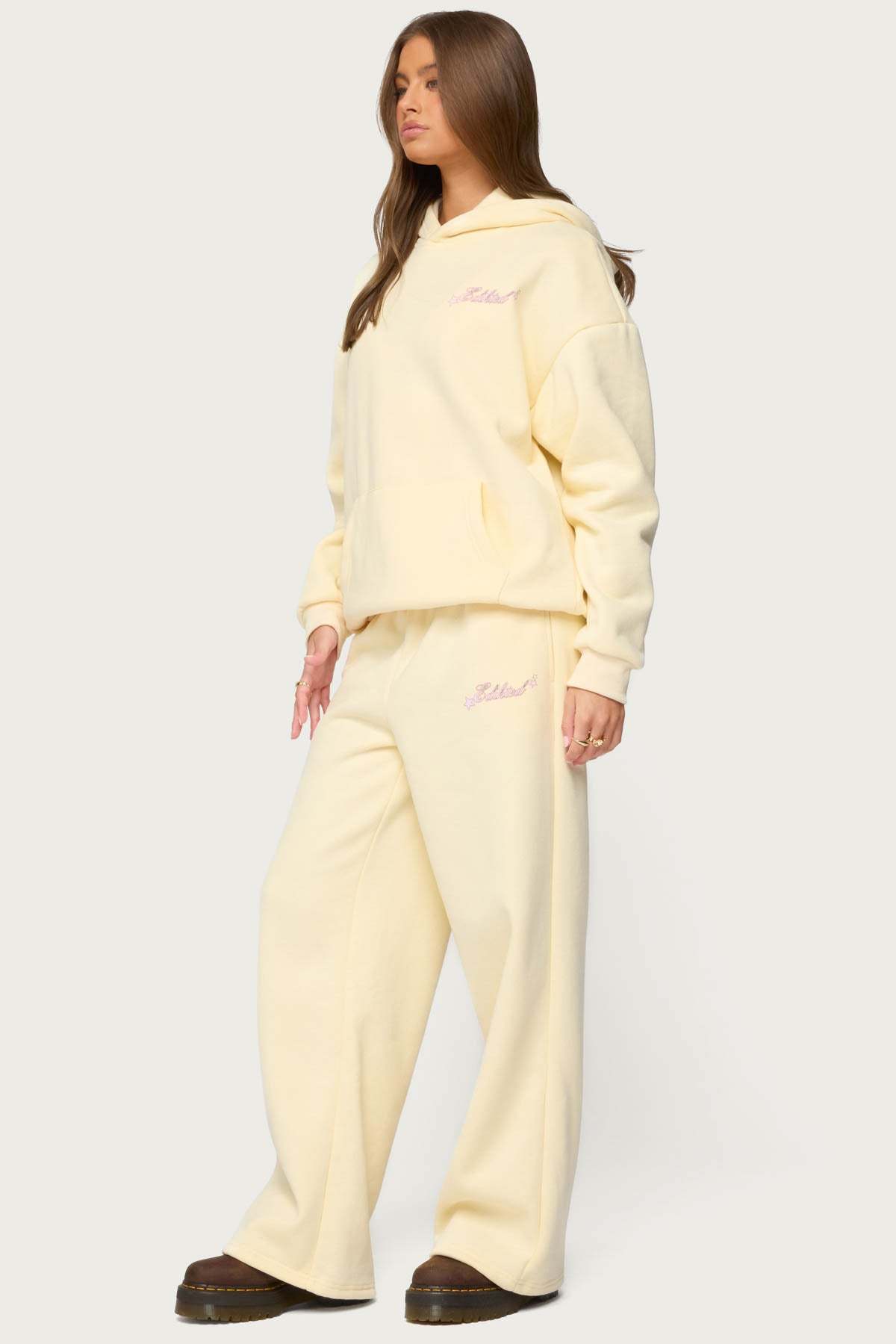 Club Edikted Sweatpants - YELLOW