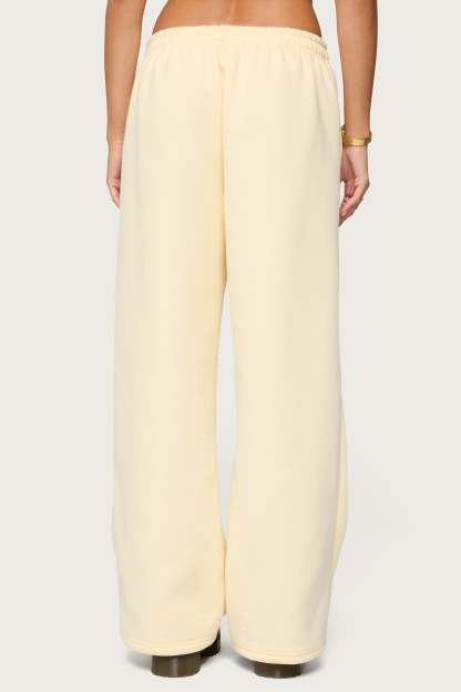 Club Edikted Sweatpants - YELLOW