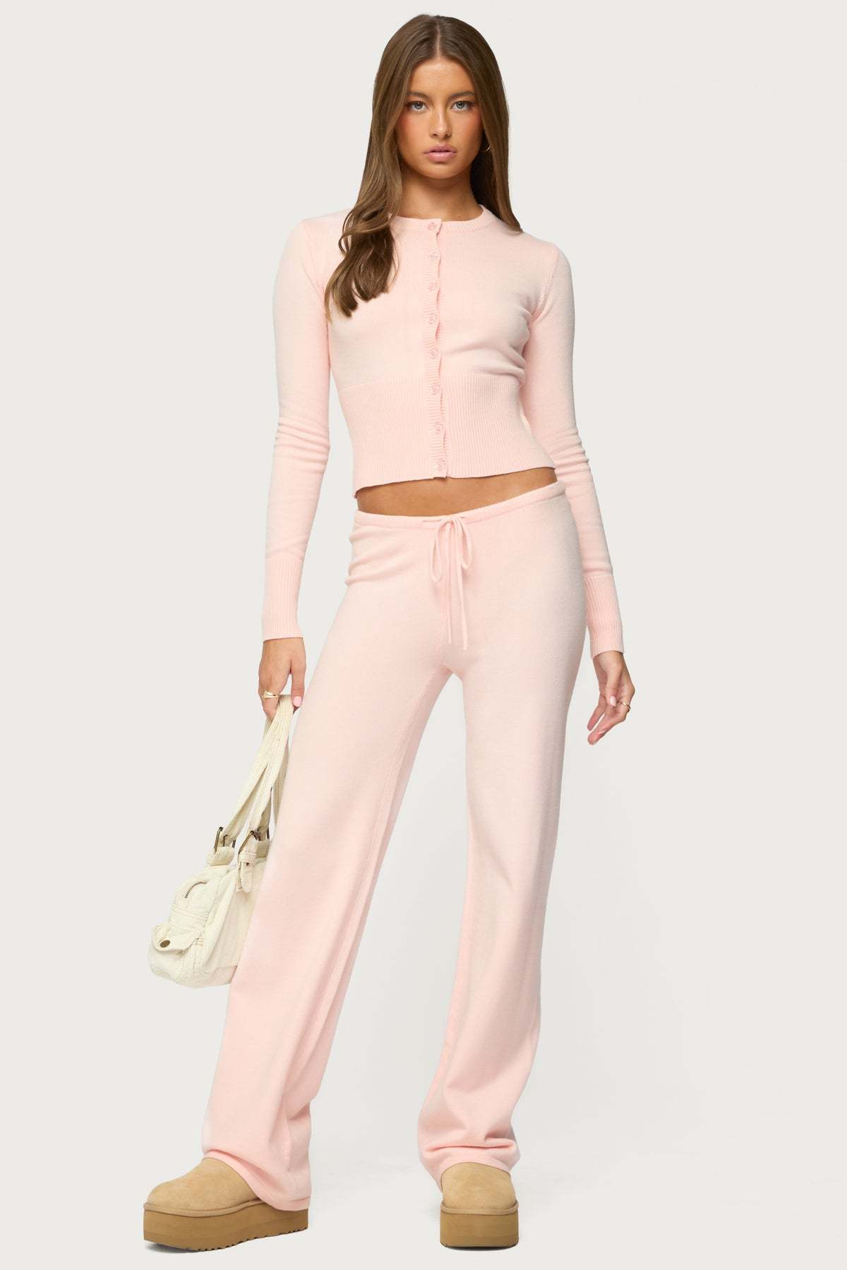 Montanna Knit Pants - LIGHT-PINK