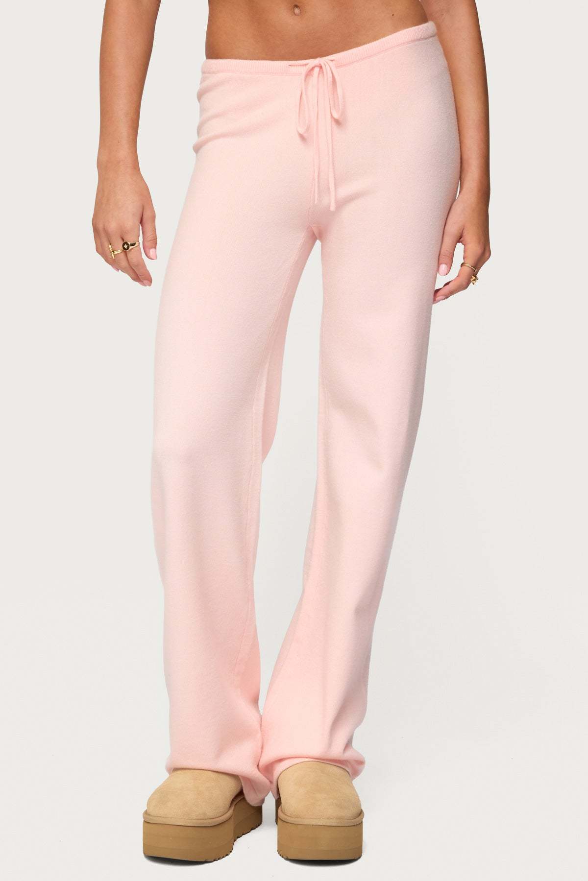 Montanna Knit Pants - LIGHT-PINK