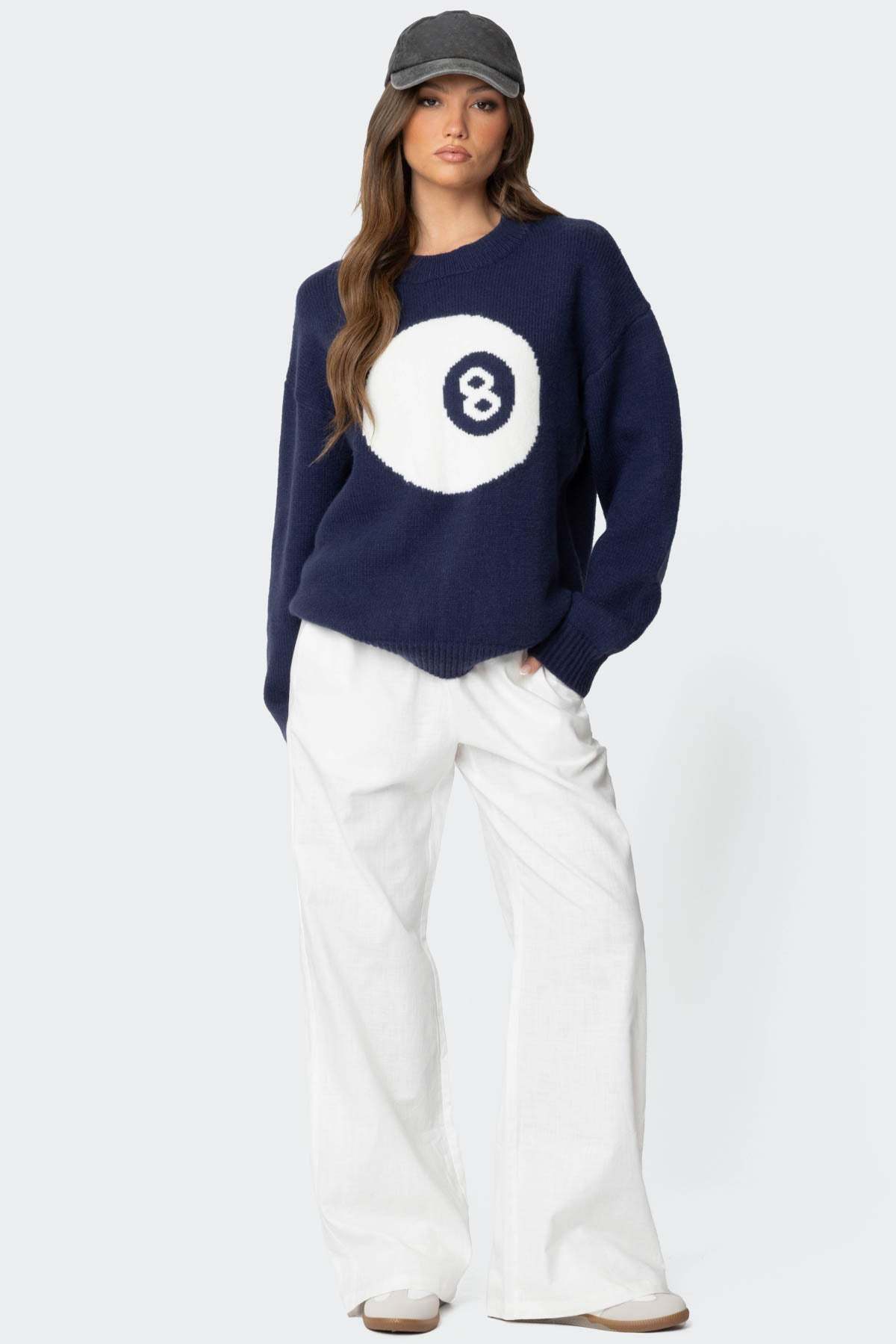 Alexa Linen Blend Pants - WHITE