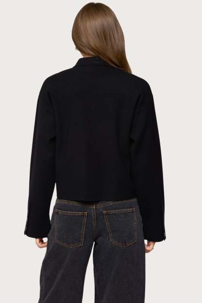 Lorne Knit Jacket - BLACK