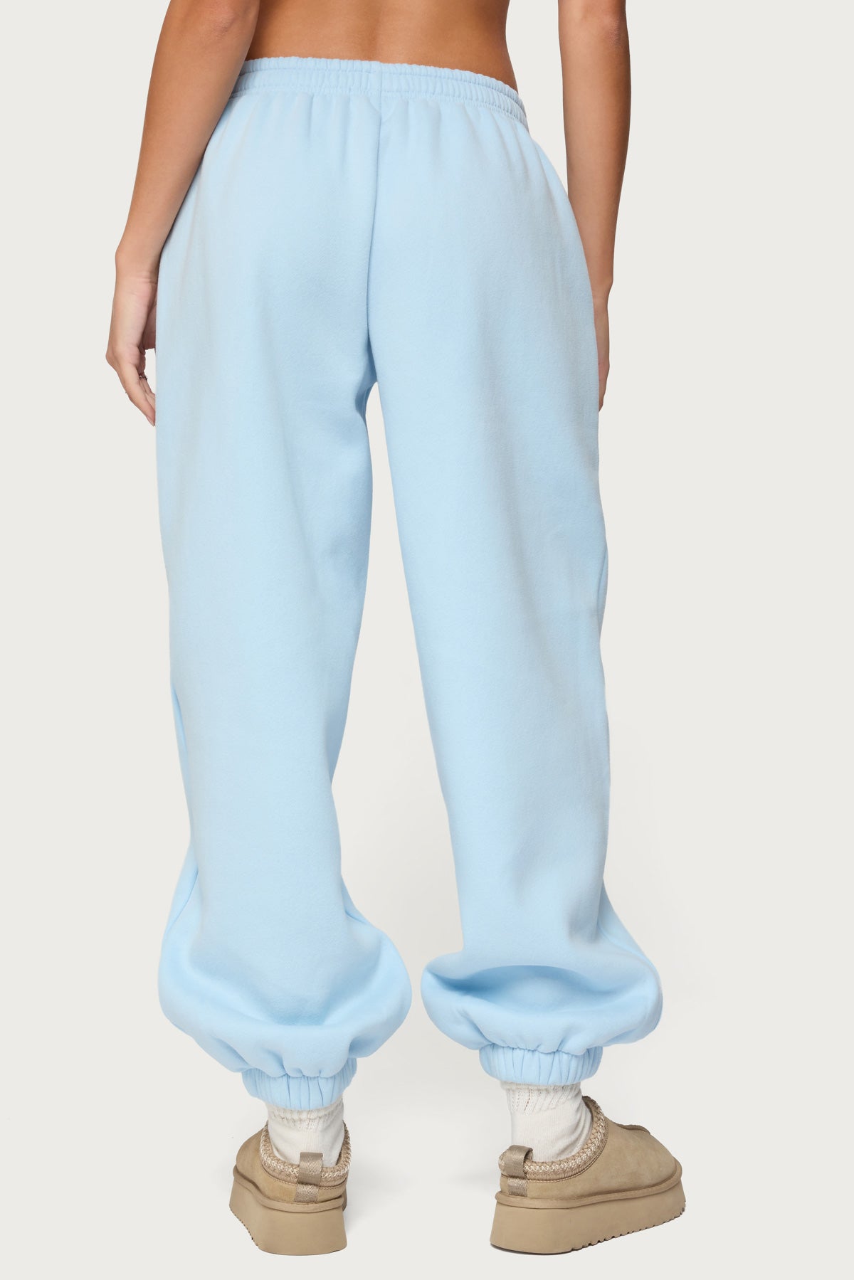 Major Love Edikted Sweatpants - LIGHT-BLUE