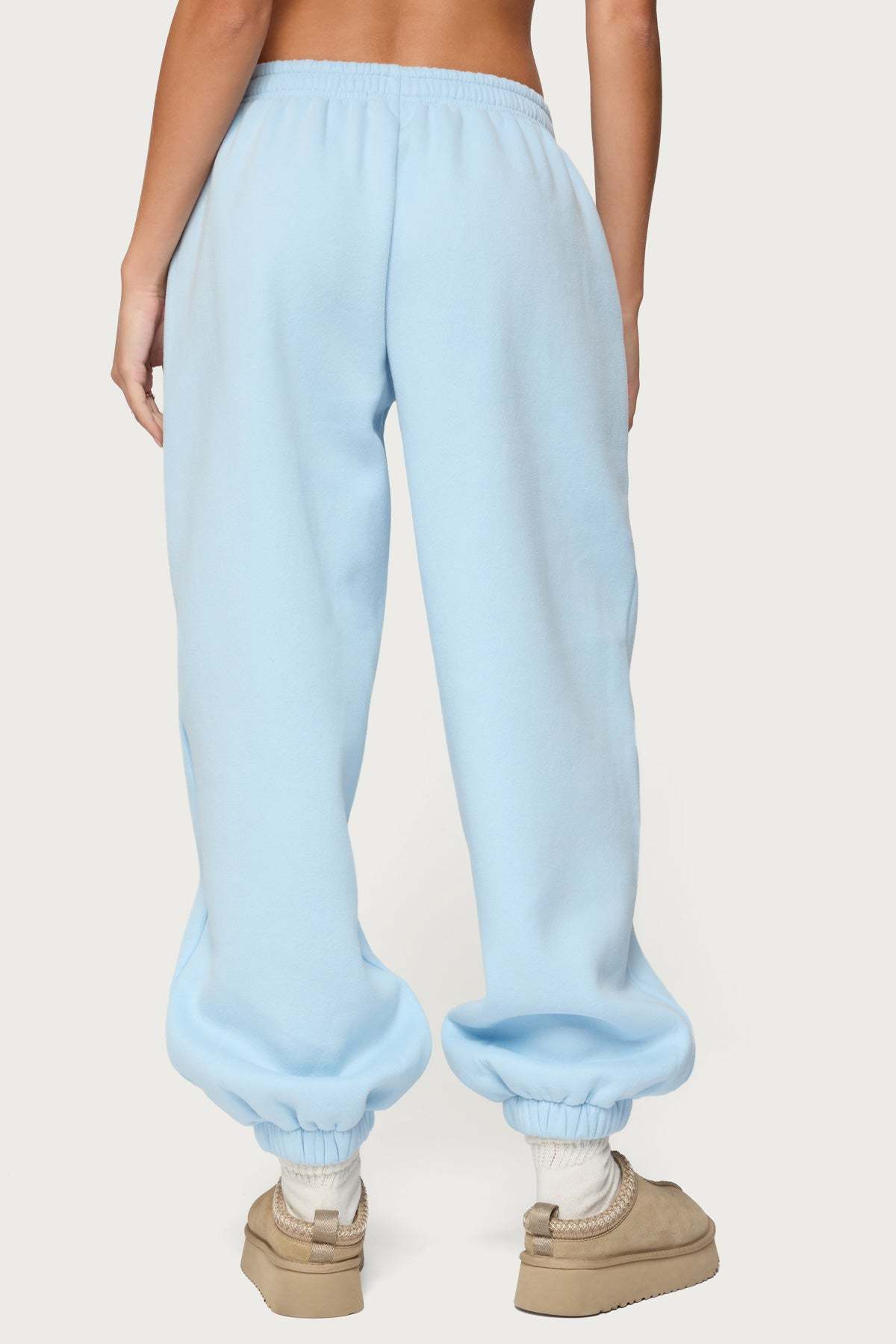 Major Love Edikted Sweatpants - LIGHT-BLUE