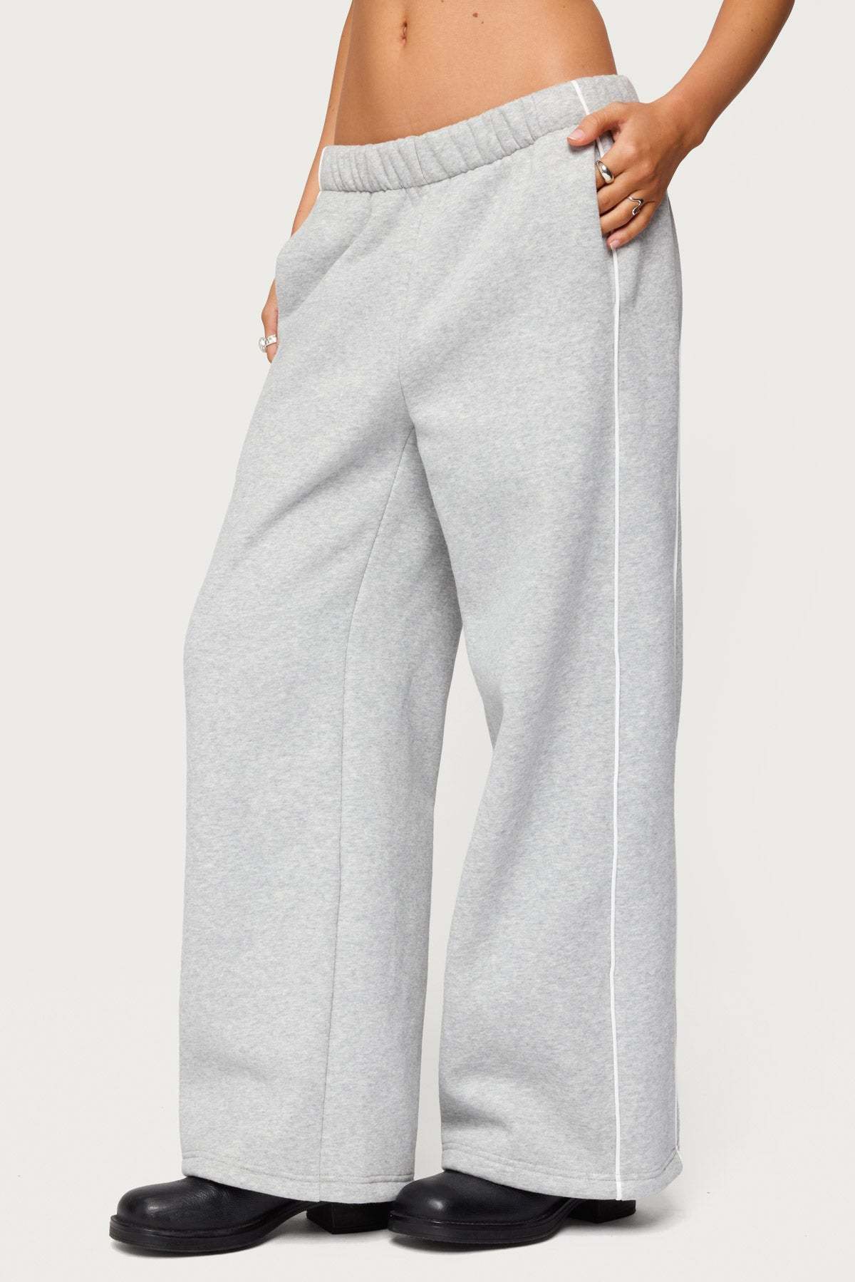 Petite Autumn Sweatpants - GRAY-MELANGE