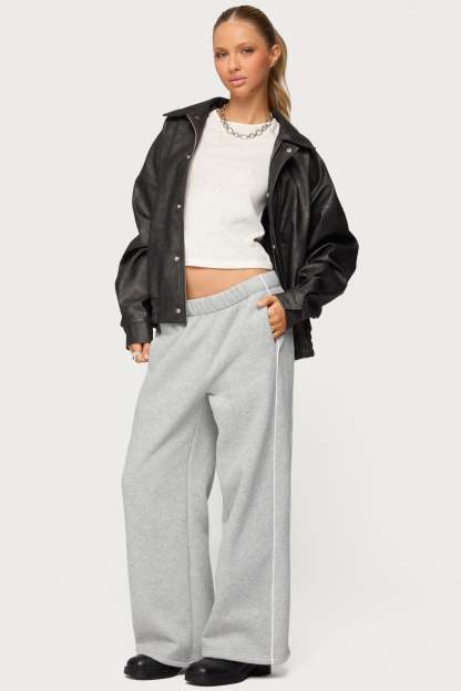 Petite Autumn Sweatpants - GRAY-MELANGE