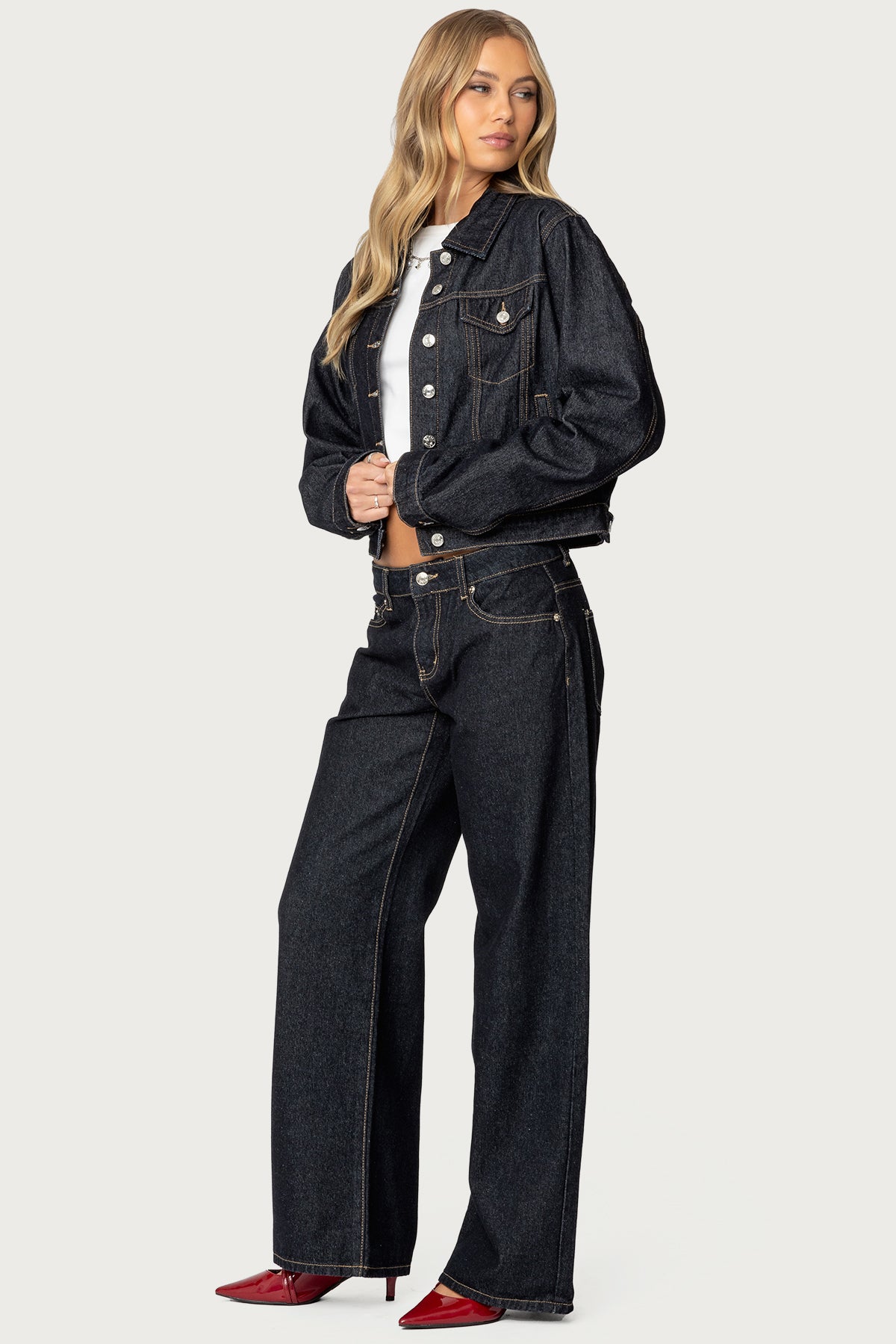 Barb Denim Jacket - INDIGO BLUE RAW WASHED
