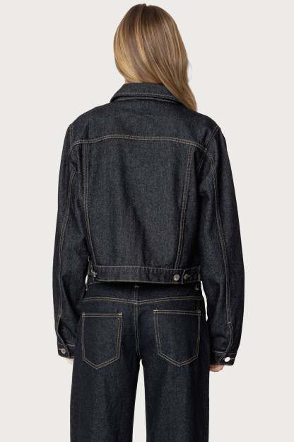 Barb Denim Jacket - INDIGO BLUE RAW WASHED
