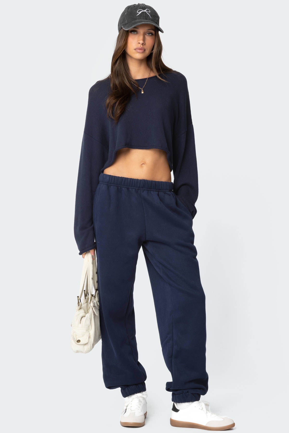 Clark Oversized Sweatpants - NAVY