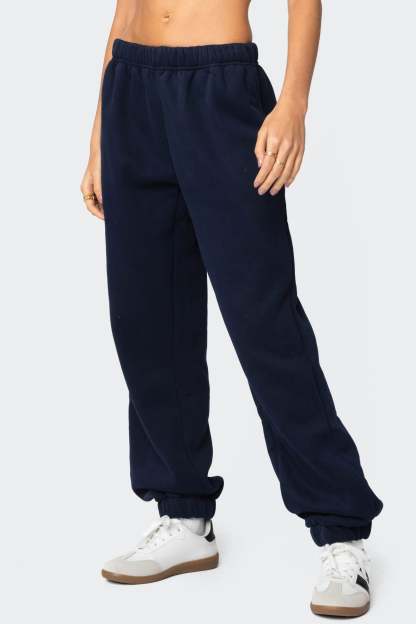 Clark Oversized Sweatpants - NAVY