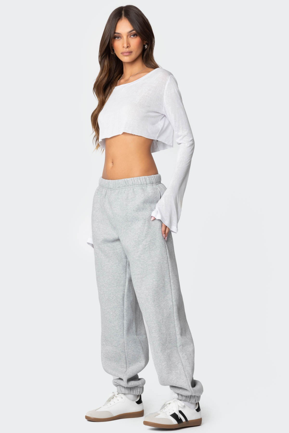 Clark Oversized Sweatpants - GRAY MELANGE