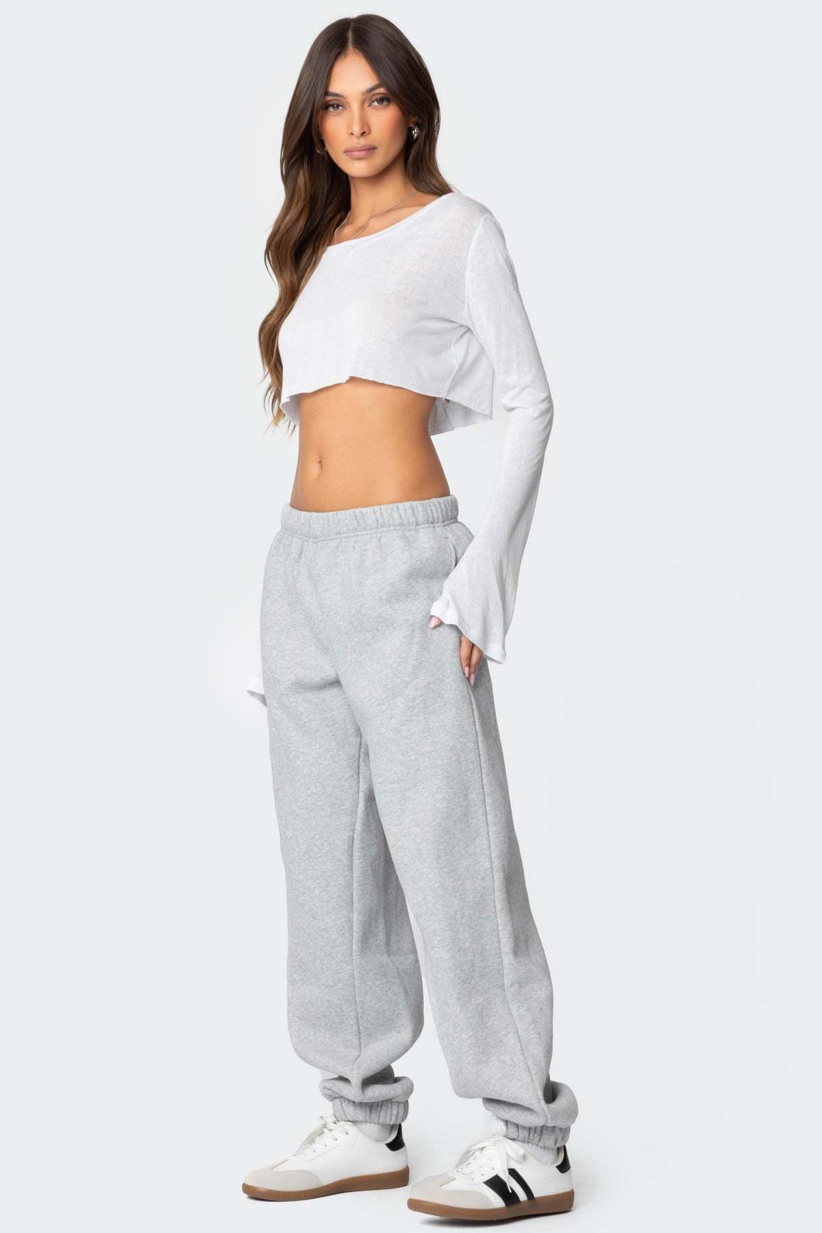Clark Oversized Sweatpants - GRAY MELANGE