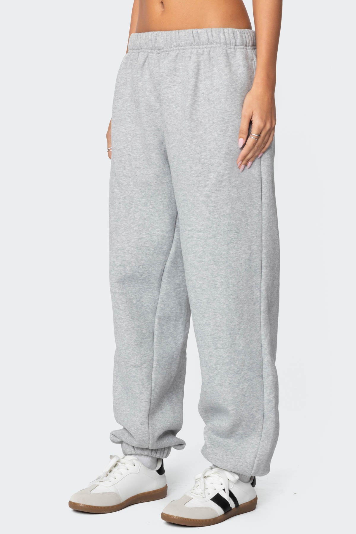 Clark Oversized Sweatpants - GRAY MELANGE