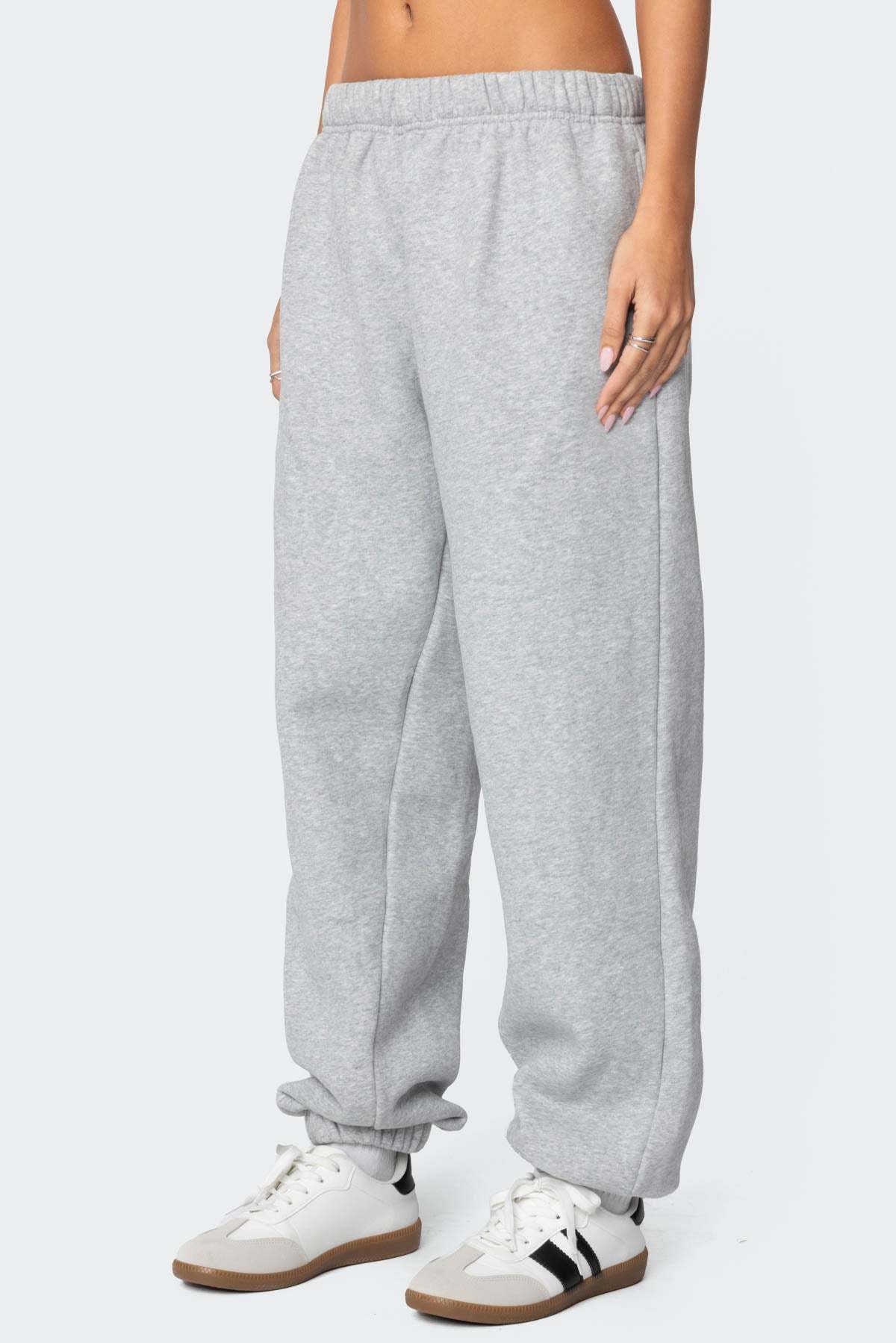 Clark Oversized Sweatpants - GRAY MELANGE