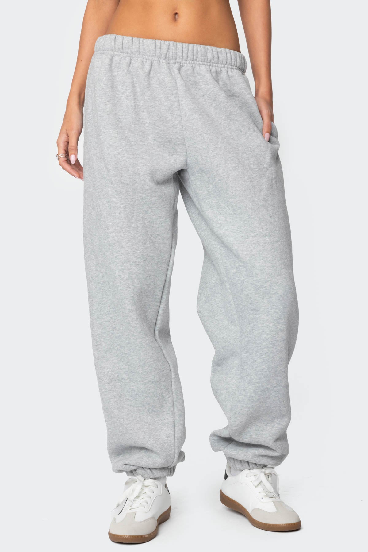 Clark Oversized Sweatpants - GRAY MELANGE