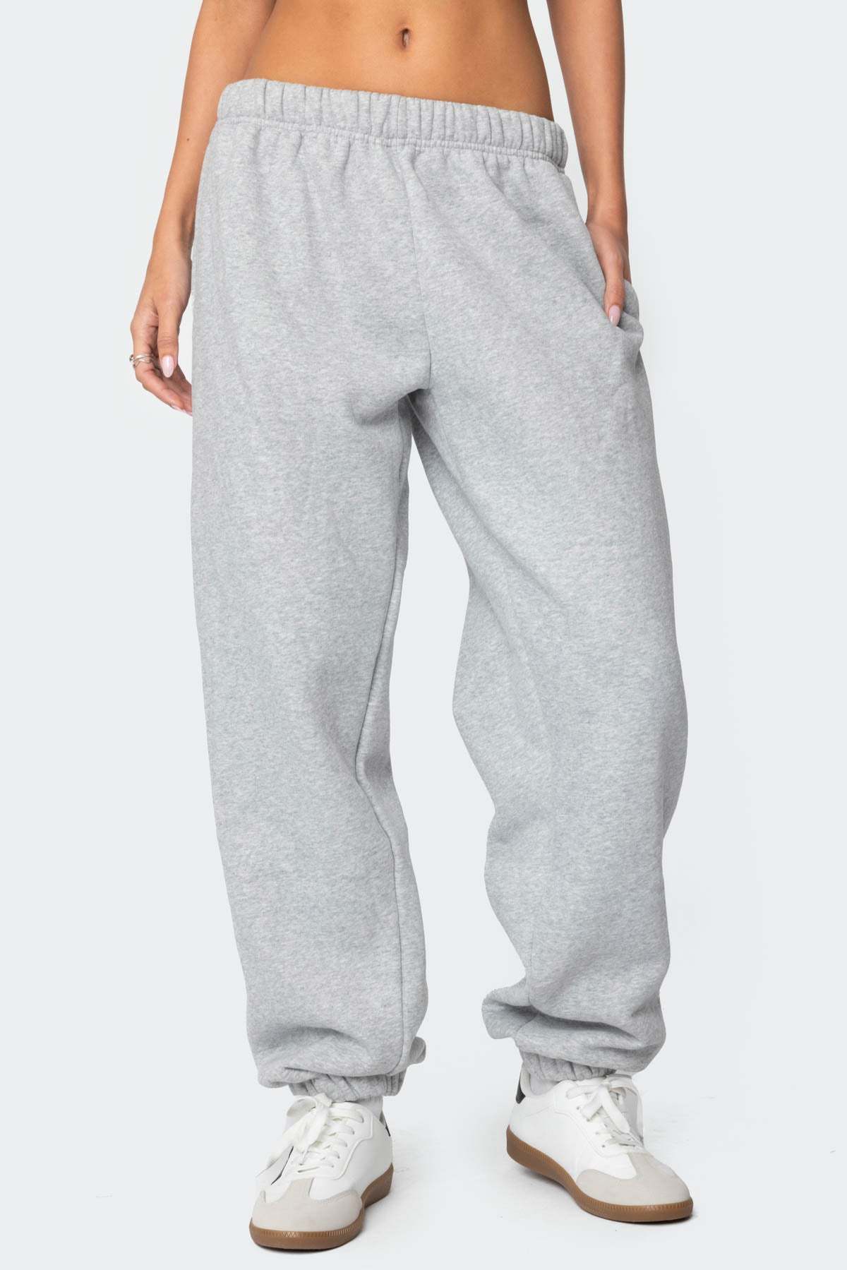 Clark Oversized Sweatpants - GRAY MELANGE