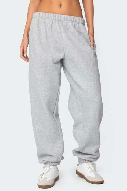 Clark Oversized Sweatpants - GRAY MELANGE