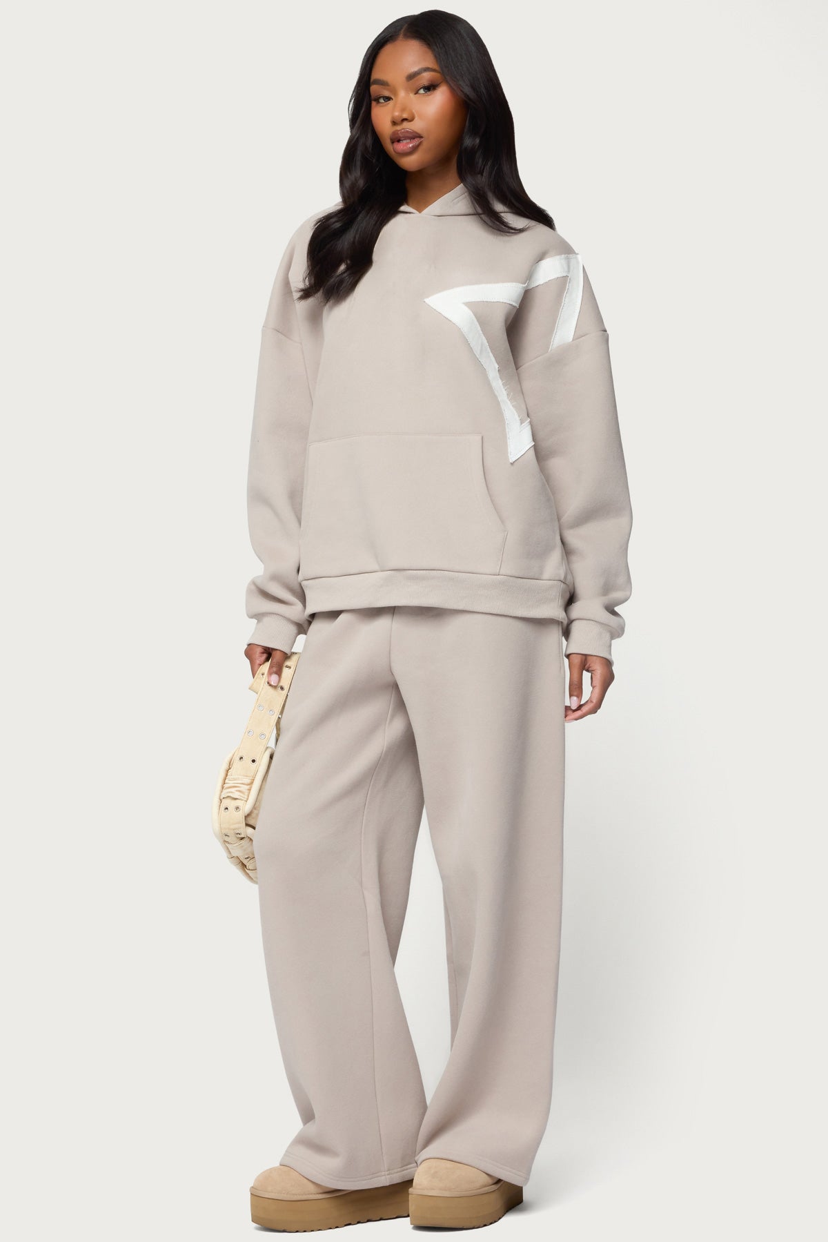Starly Straight Leg Sweatpants - GRAY