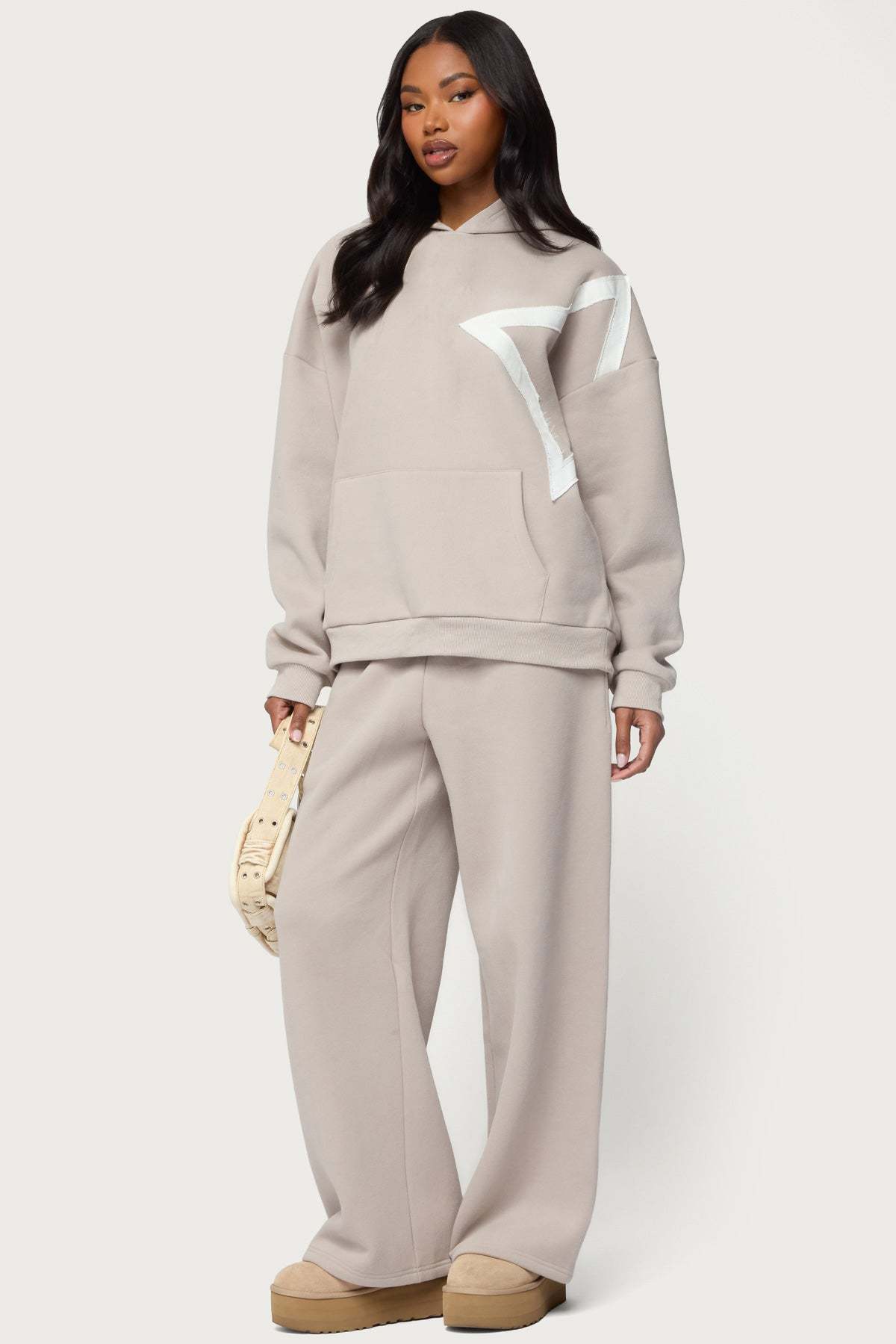 Starly Straight Leg Sweatpants - GRAY