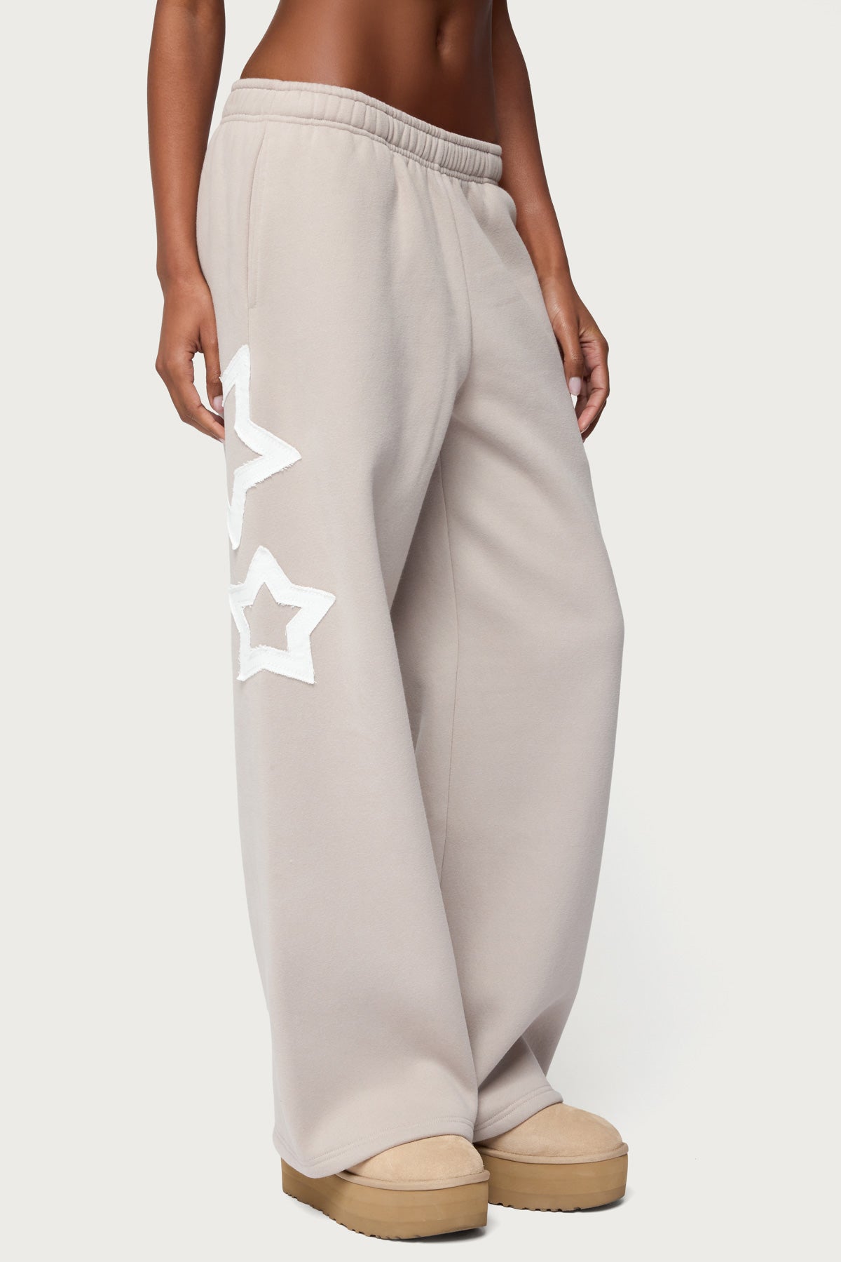 Starly Straight Leg Sweatpants - GRAY