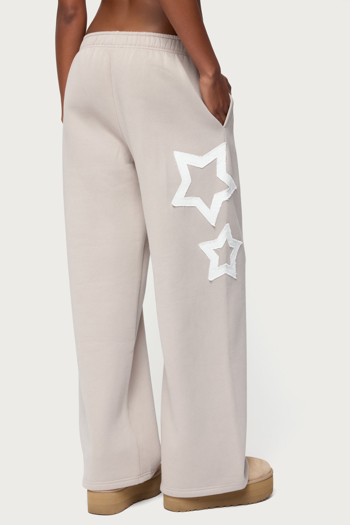Starly Straight Leg Sweatpants - GRAY