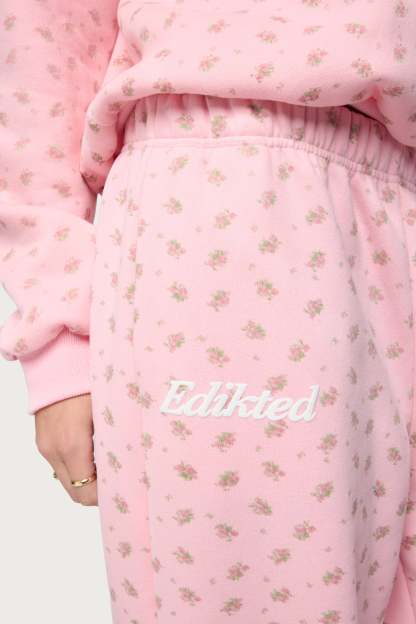 Flower Power Sweatpants - LIGHT-PINK