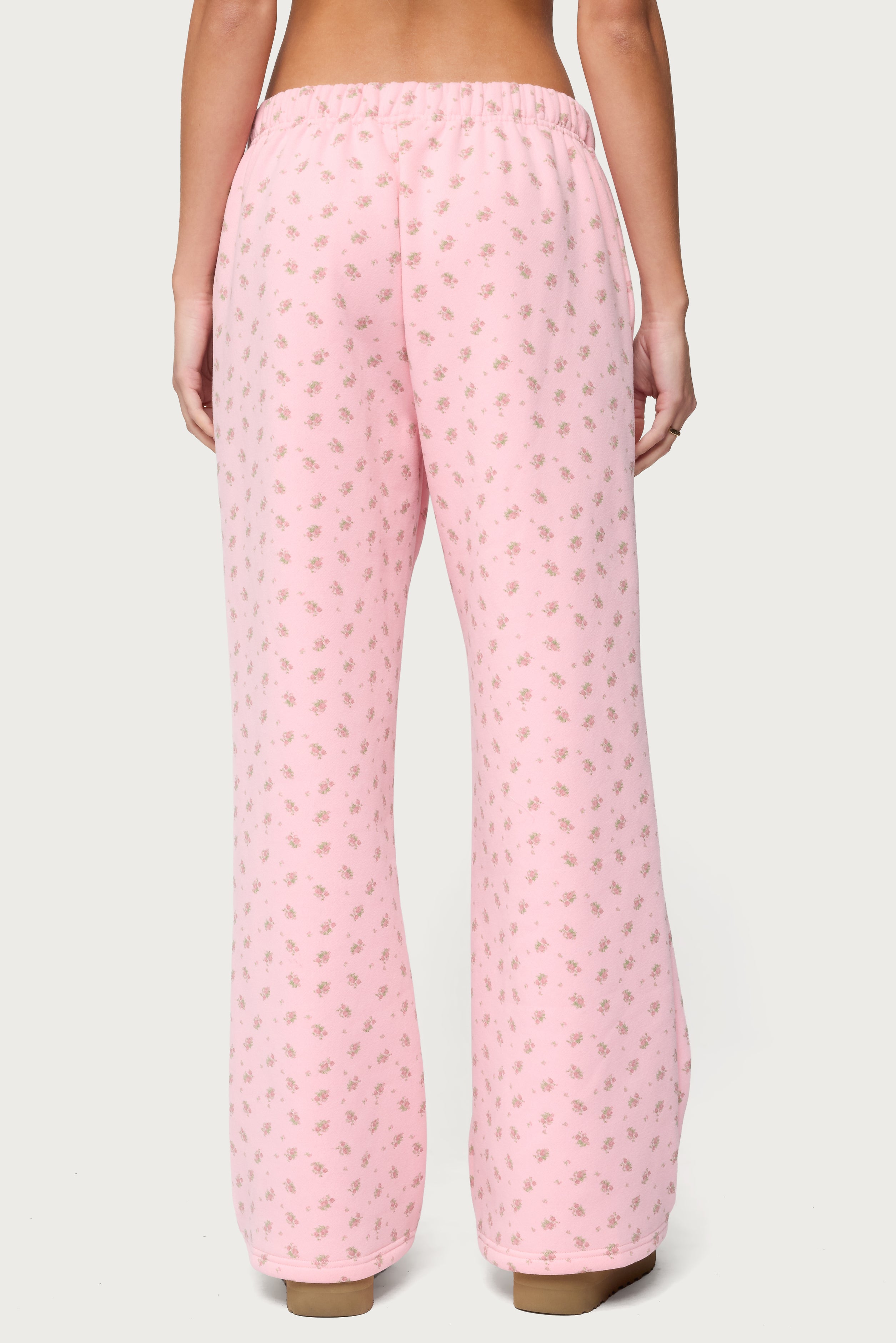 Flower Power Sweatpants - LIGHT-PINK