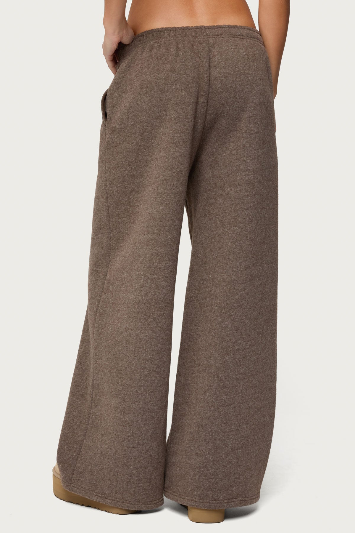 Laulie Straight Leg Sweatpants - BROWN