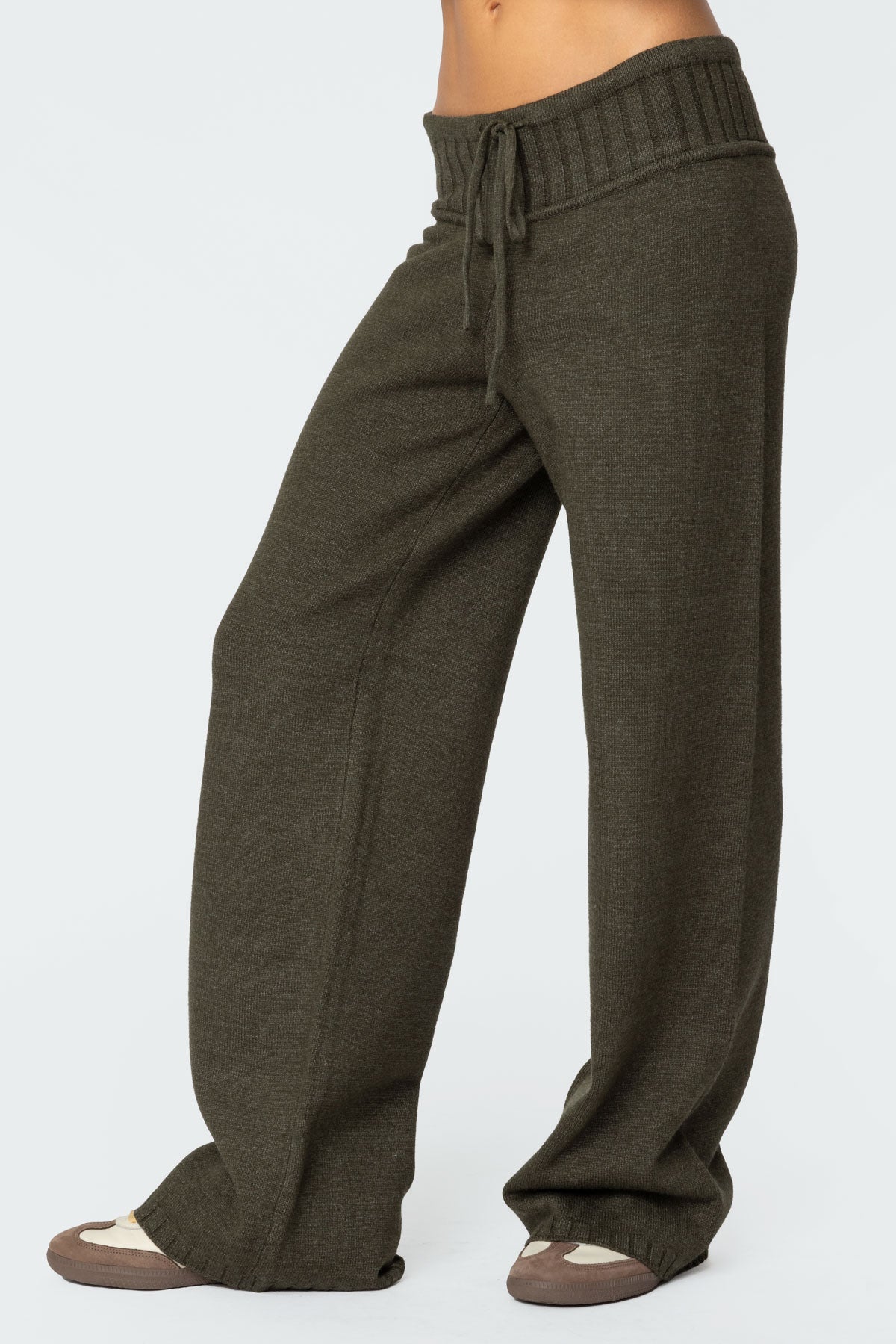 Russell Straight Leg Knit Pants - OLIVE