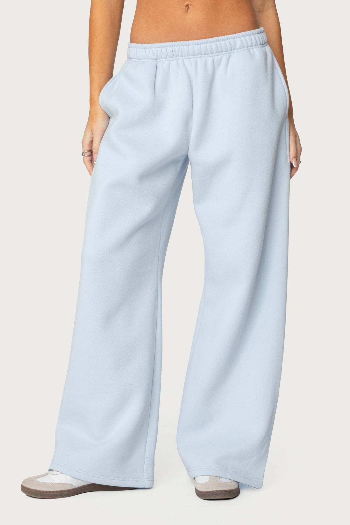 Bonney Bow Detail Sweatpants - BLUE
