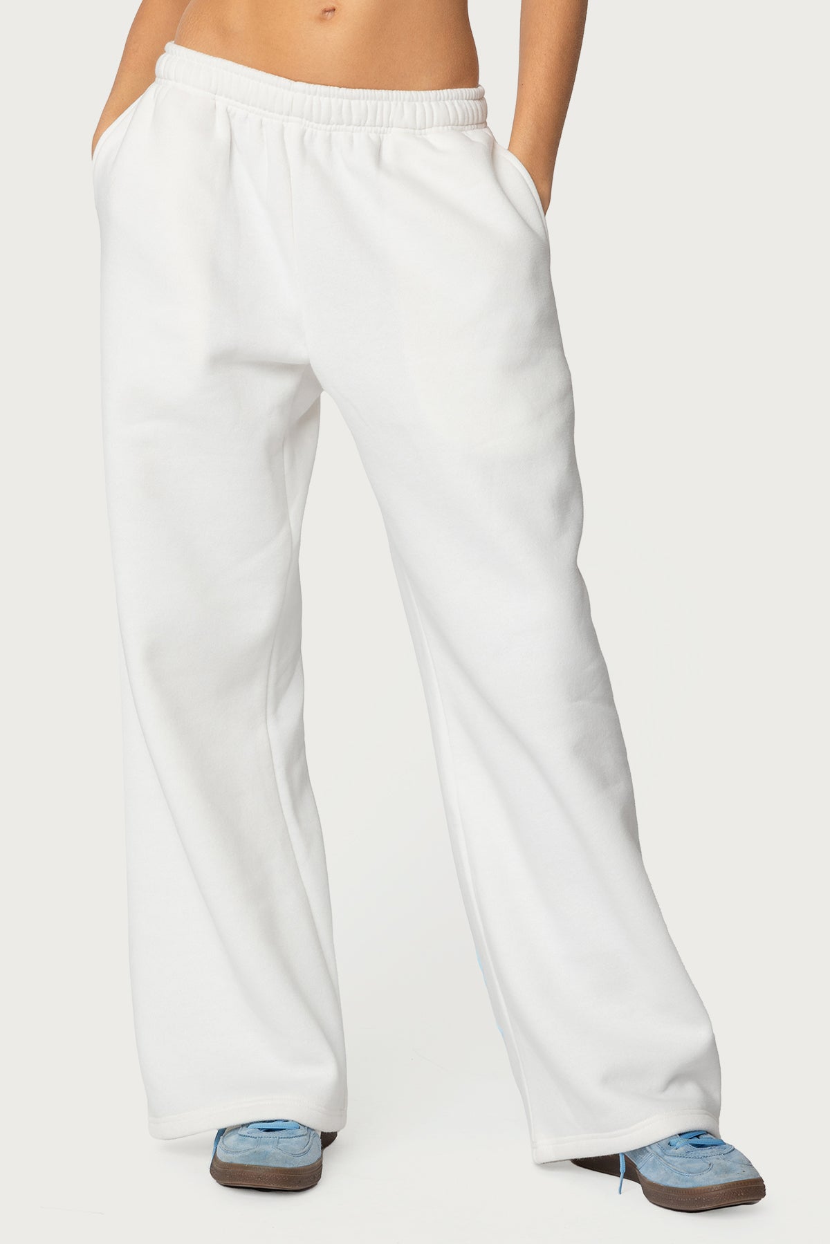 Bonney Bow Detail Sweatpants - CREAM