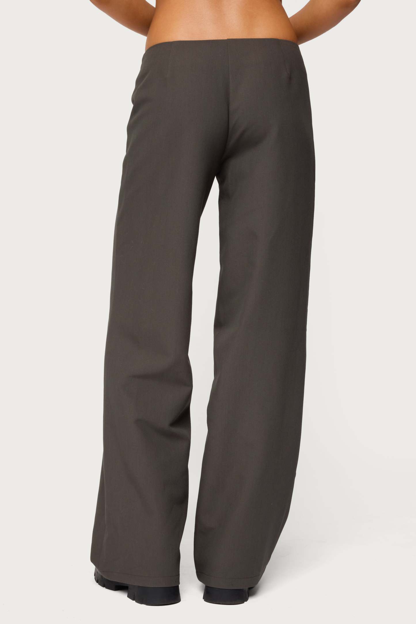 Raphael Tie Belt Pants - GRAY