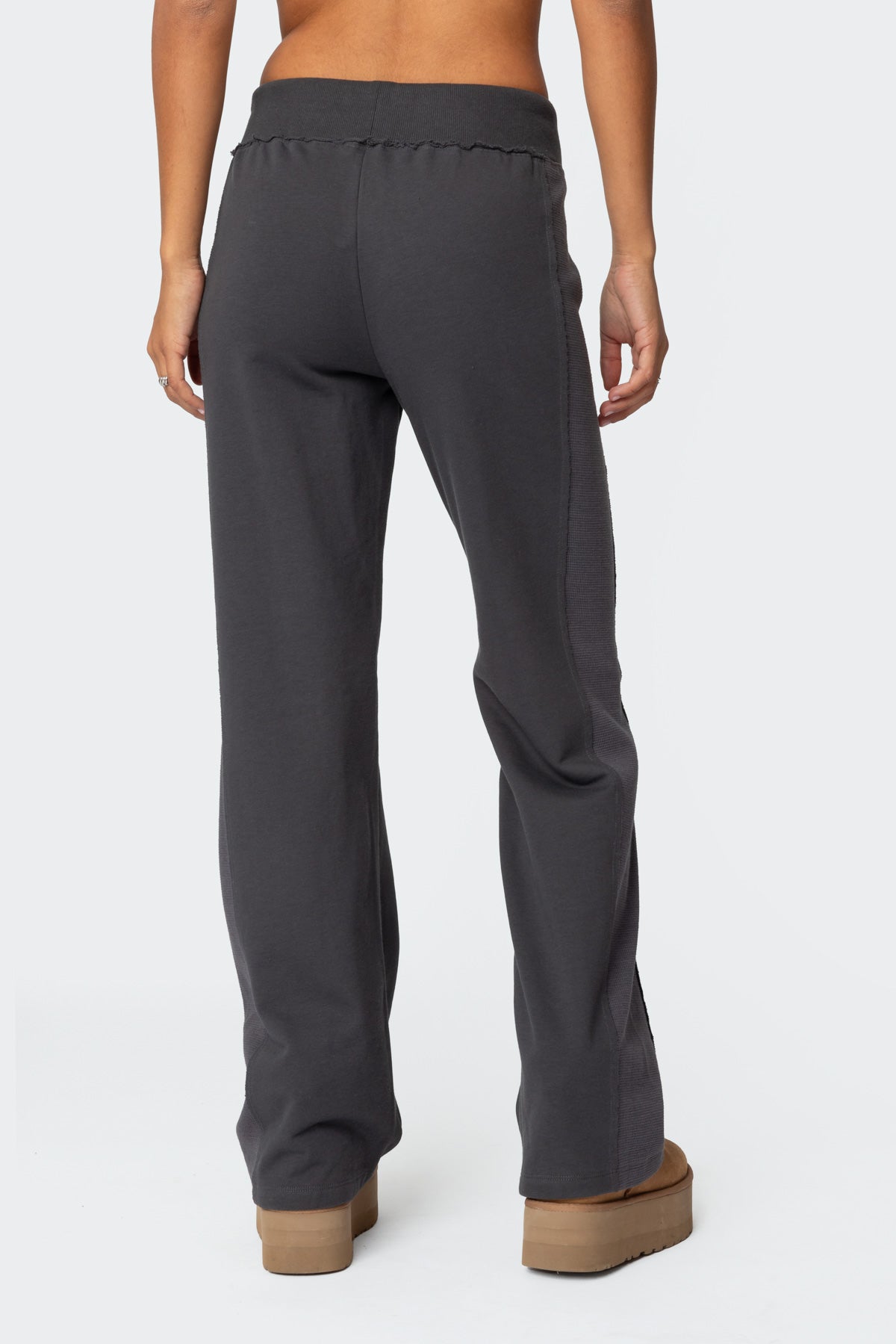 Chandler Waffle Sweatpants - GRAY